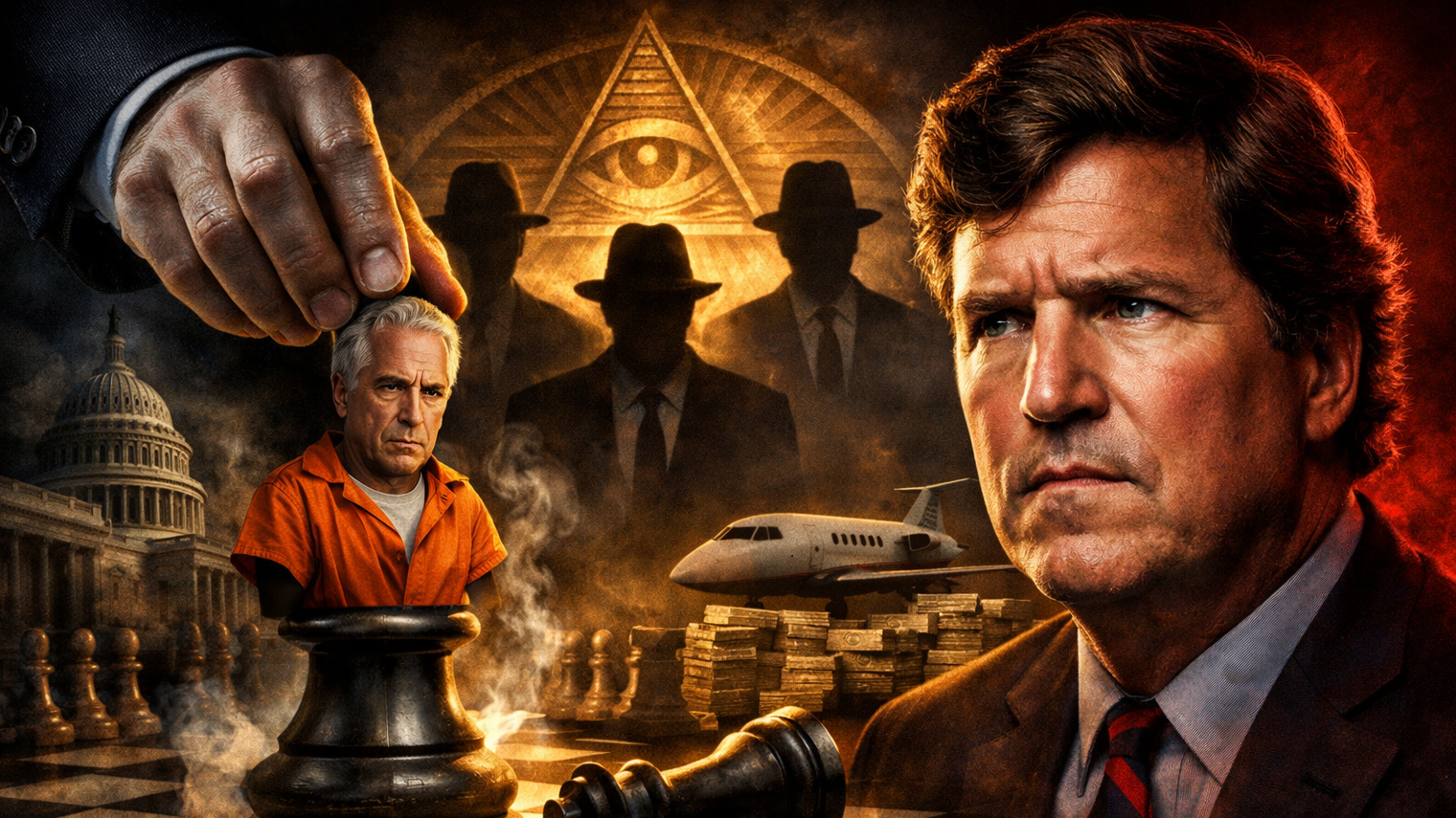 エプスタインは「ただの駒」だった——タッカー・カールソンが暴く「本当の黒幕」の正体