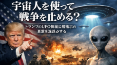 「宇宙人を使って戦争を止める？」トランプのUFO情報公開指示の真意を深読みする