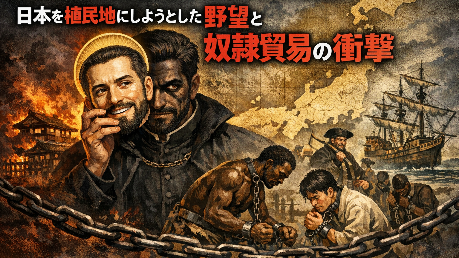 ザビエルの「聖人」マスクの下に潜む闇：日本を植民地にしようとした野望と奴隷貿易の衝撃