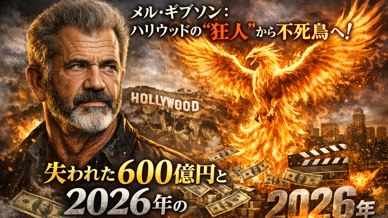 メル・ギブソン：ハリウッドの”狂人”から不死鳥へ！ 失われた600億円と2026年のド派手カムバック