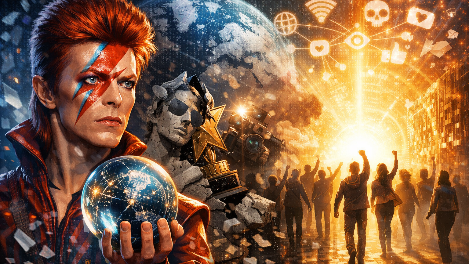 ボウイの予言がヤバすぎる！ インターネットがぶっ壊す「有名人神話」の闇と、みんなが本当のヒーローになる日