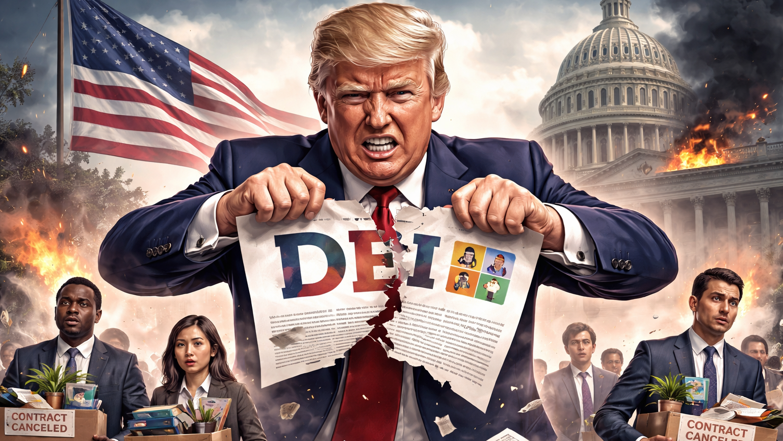 トランプが仕掛けた「DEI粛清」の真相――政府契約から消えゆく多様性推進企業の行方