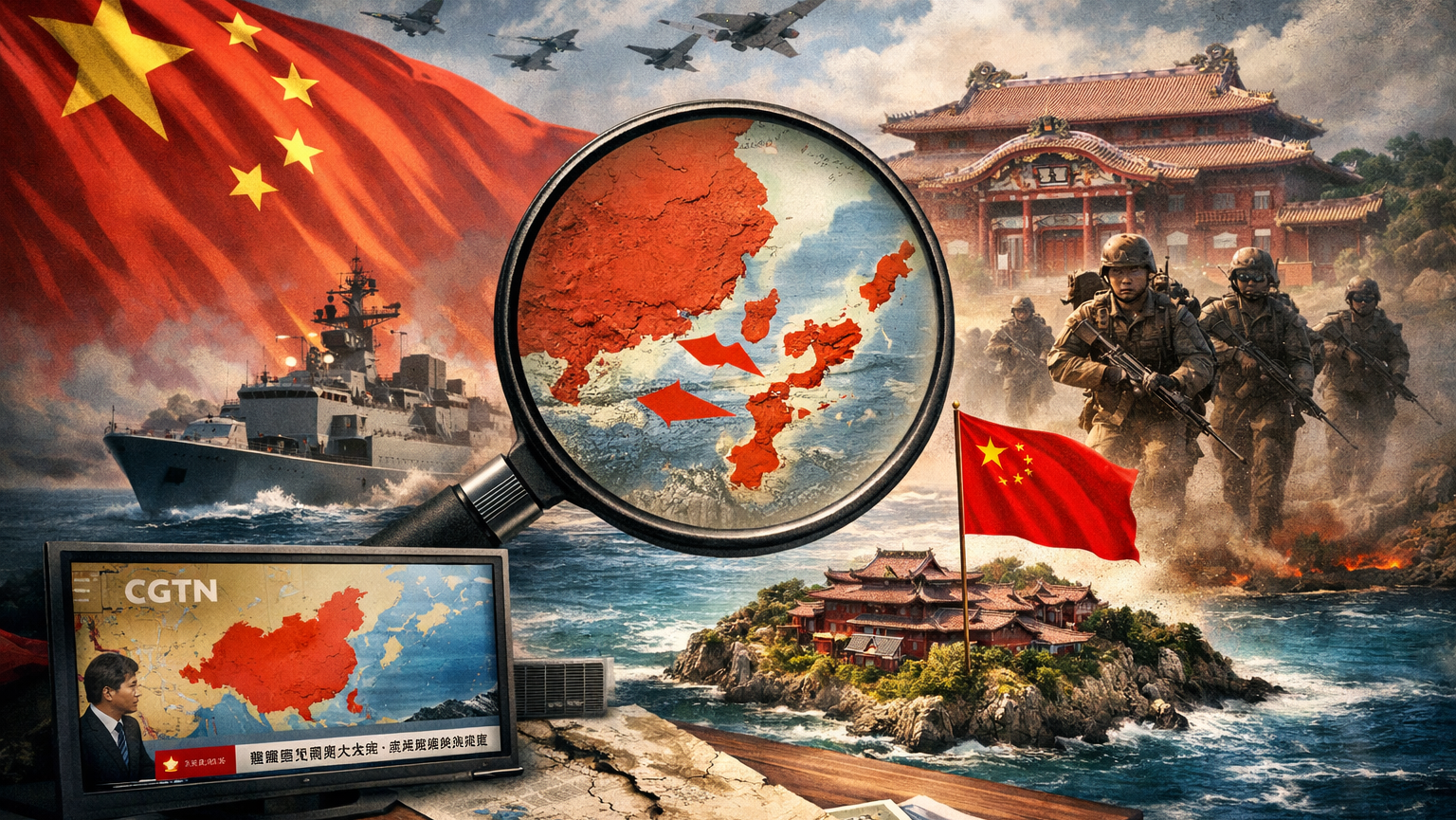 中国が「沖縄は中国のもの」と本気で動き始めた——CGTNの捏造報道が示す情報戦の全貌