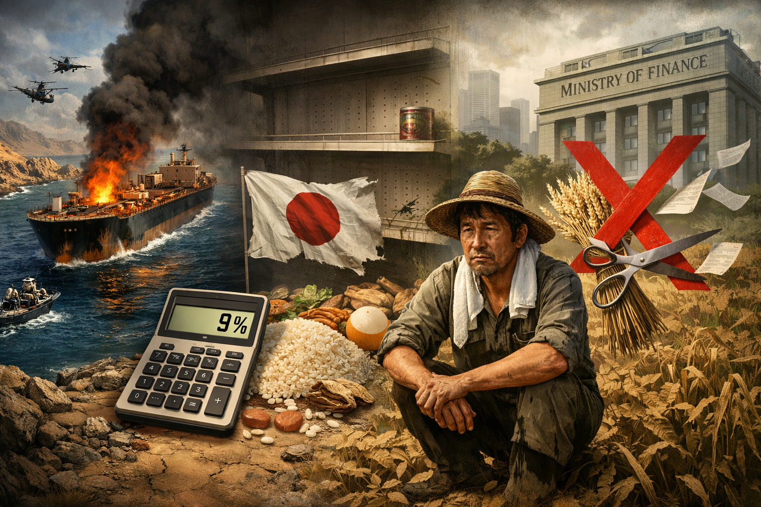 日本、静かに「兵糧攻め」されてる——食料自給率の”本当の数字”が9%だったら、あなたはどうしますか？