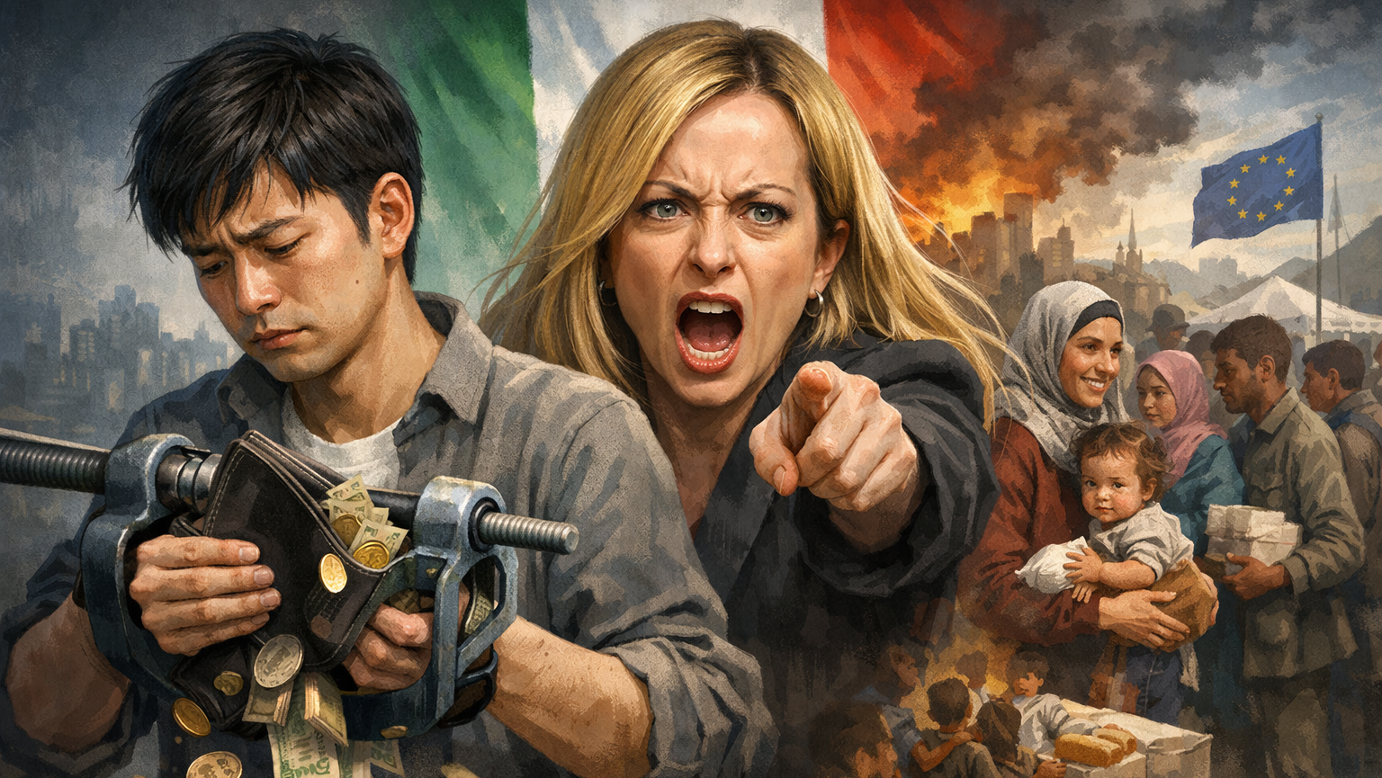 「若者から搾り取り、移民に配る」―メローニ首相の怒りは、実は私たちへの警告だった