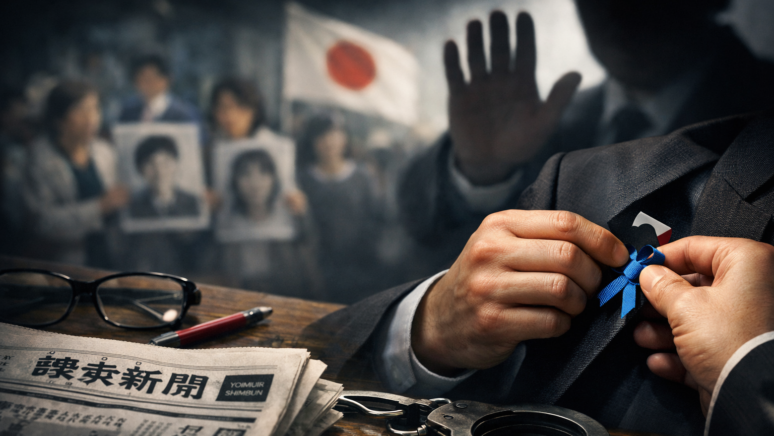 【衝撃】読売新聞記者が「ブルーリボンバッジを外せ」── 拉致被害者への想いを"公平性"の名のもとに封じる、その真意とは？