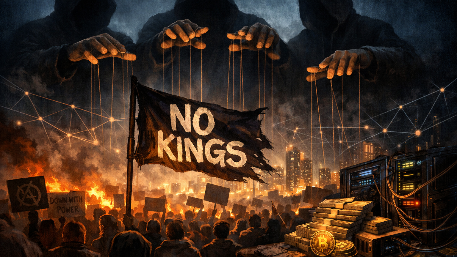 「王はいらない」の裏で誰かが糸を引いている——「No Kings」デモの正体と3000億円ネットワークの闇