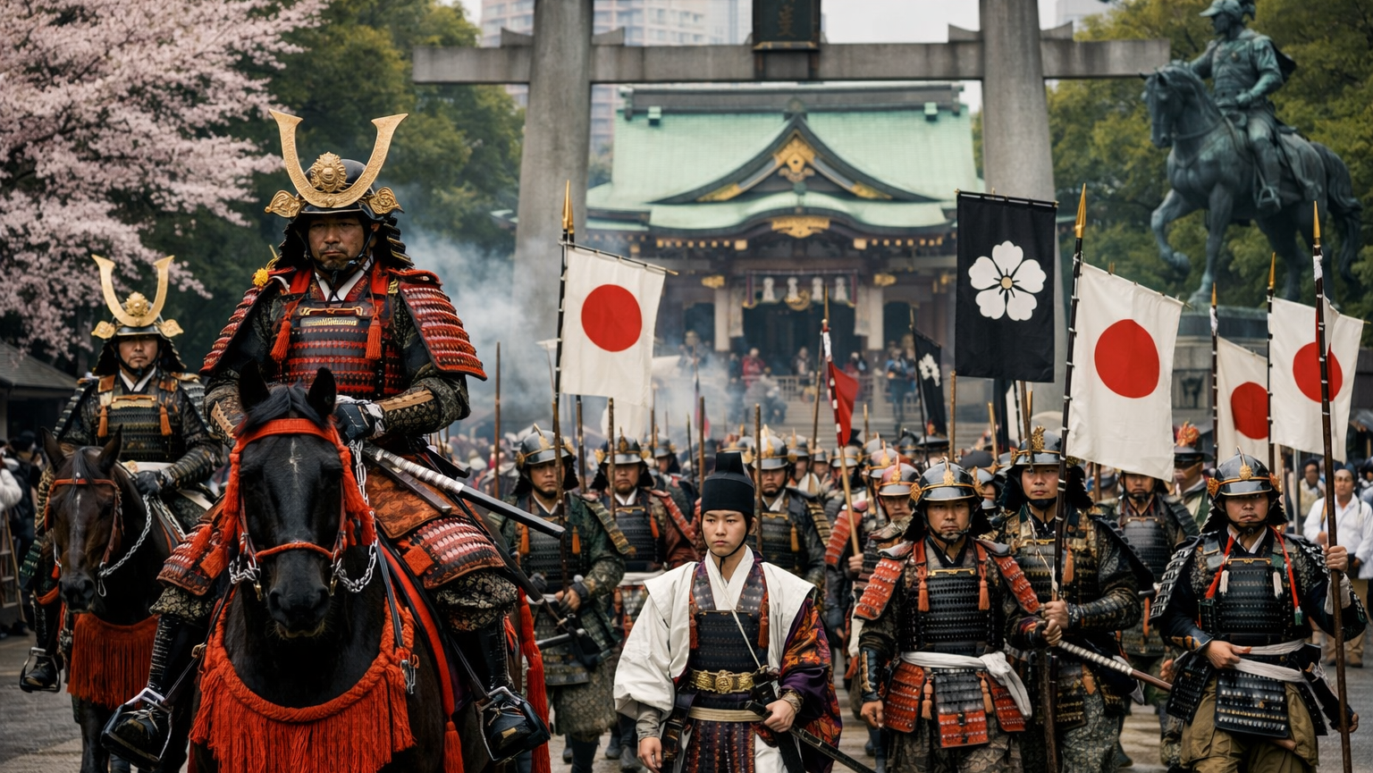 670年前の忠義が、今もここに生きている——神戸・湊川神社「楠公武者行列」の圧倒的な世界観