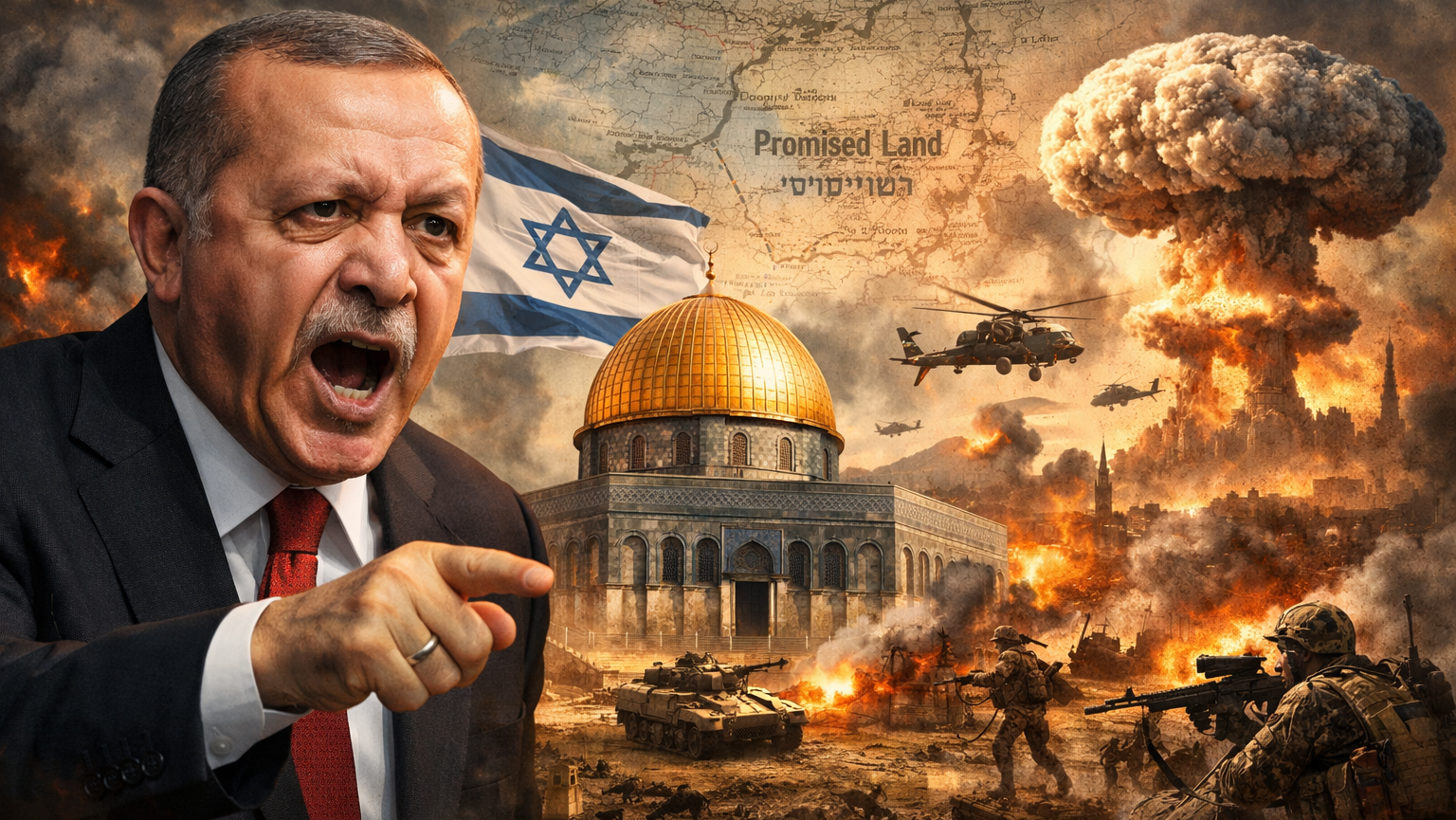 【衝撃暴露】エルドアンが世界に向けて叫んだ「イスラエルの本当の目的」——"約束の地"妄想と第三次世界大戦シナリオの深すぎる闇