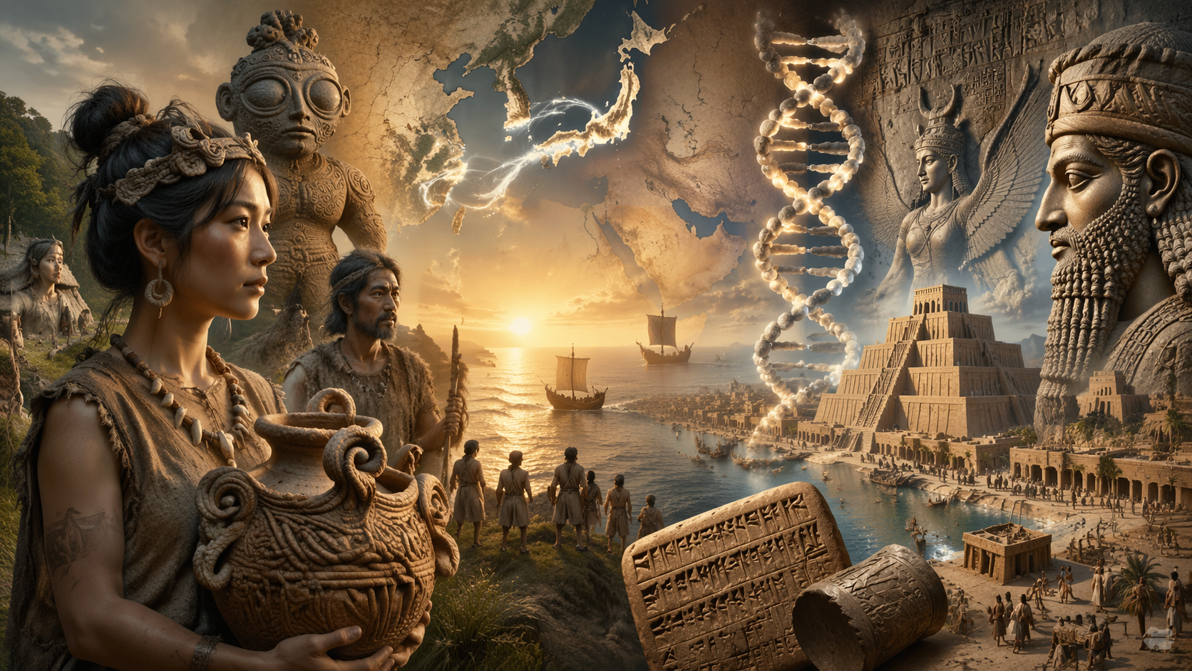 縄文人はシュメールを作ったのか？遺伝子・神話・言語が示す「日本文明起源」の衝撃仮説