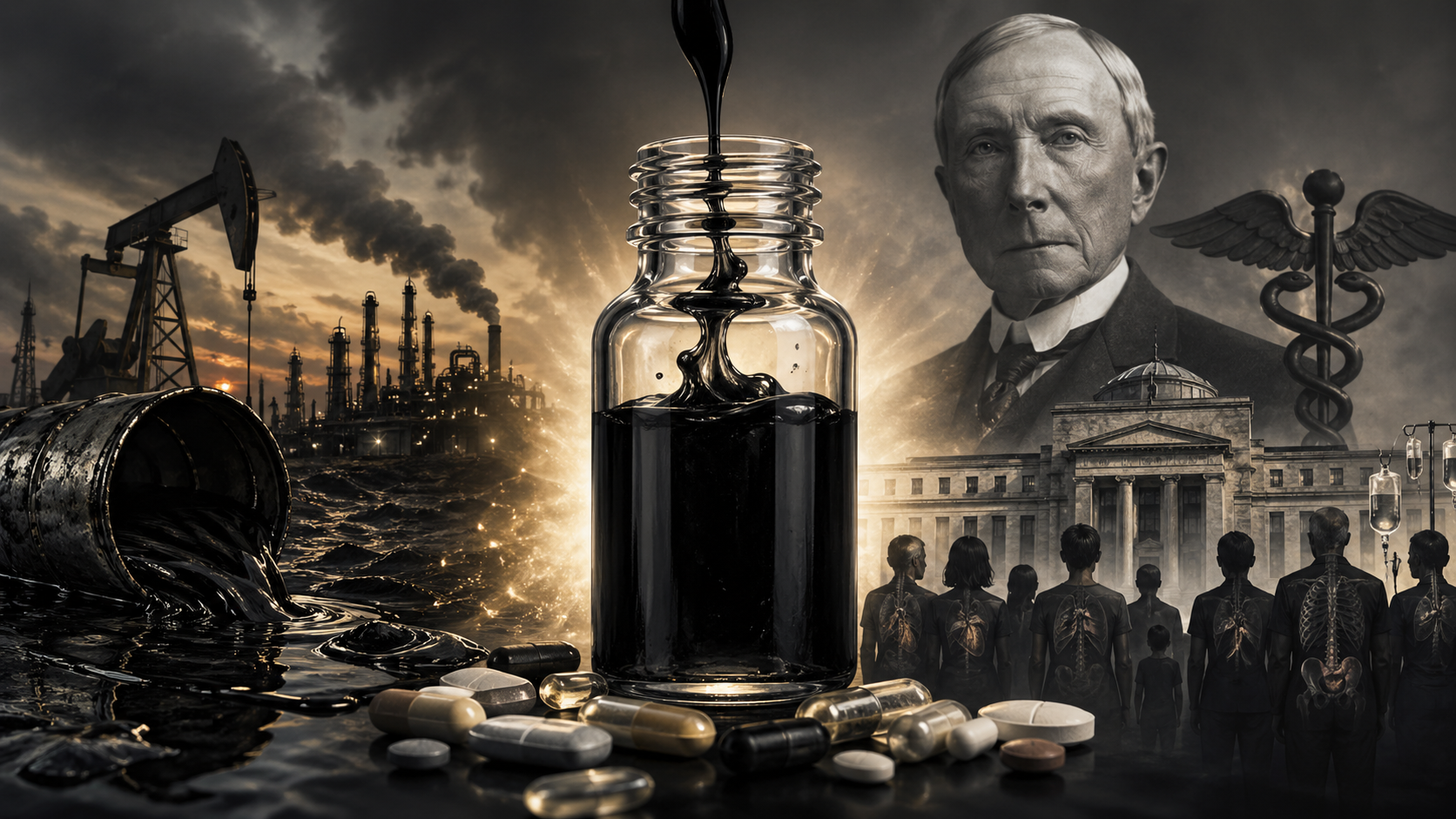 あなたが飲んでいる「薬」の正体、実は石油のゴミかもしれない。