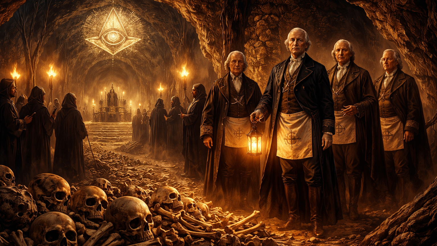 アメリカ「建国の父たち」の肖像に隠された闇——地下洞窟、秘密結社、そして1200点の人骨