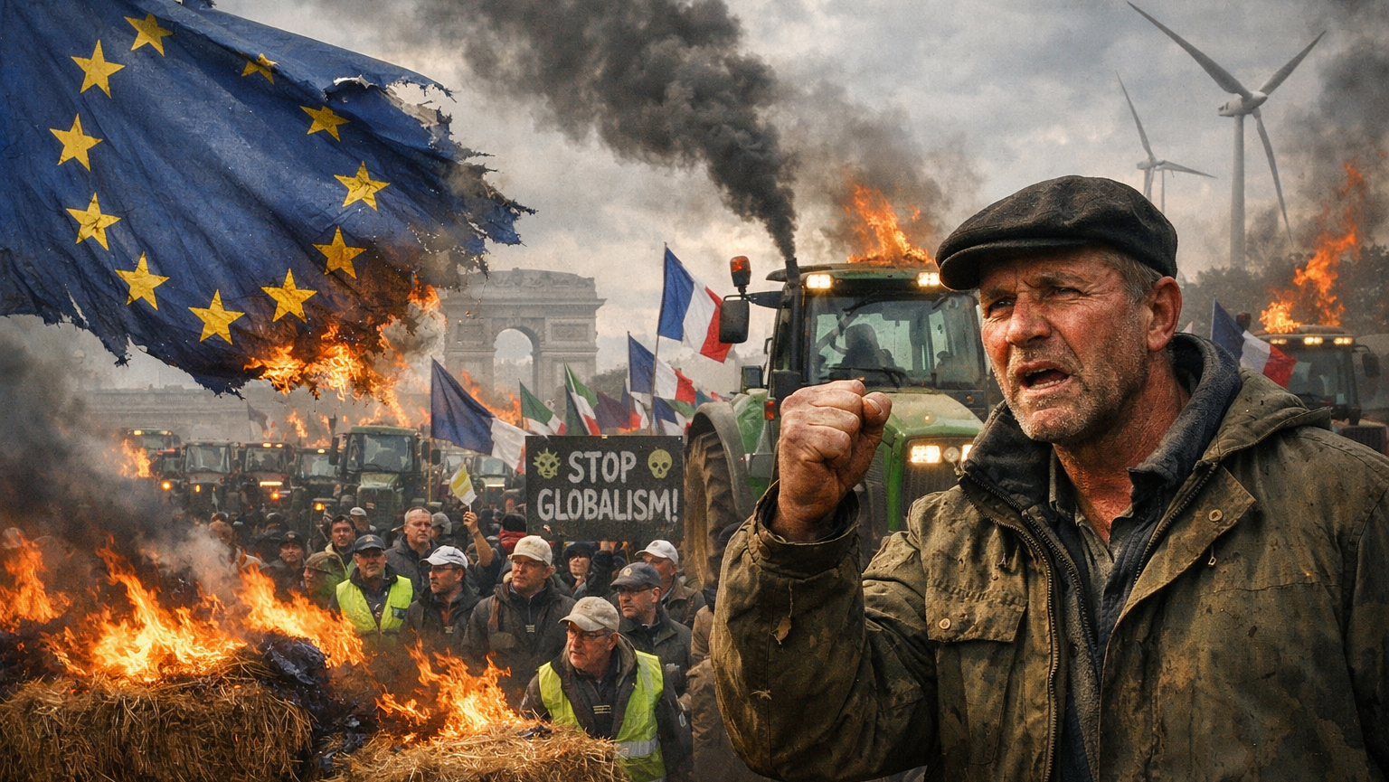 EUの農家たちが「グローバリストの罠」に気づき始めた——欧州全土で起きる反乱の真相