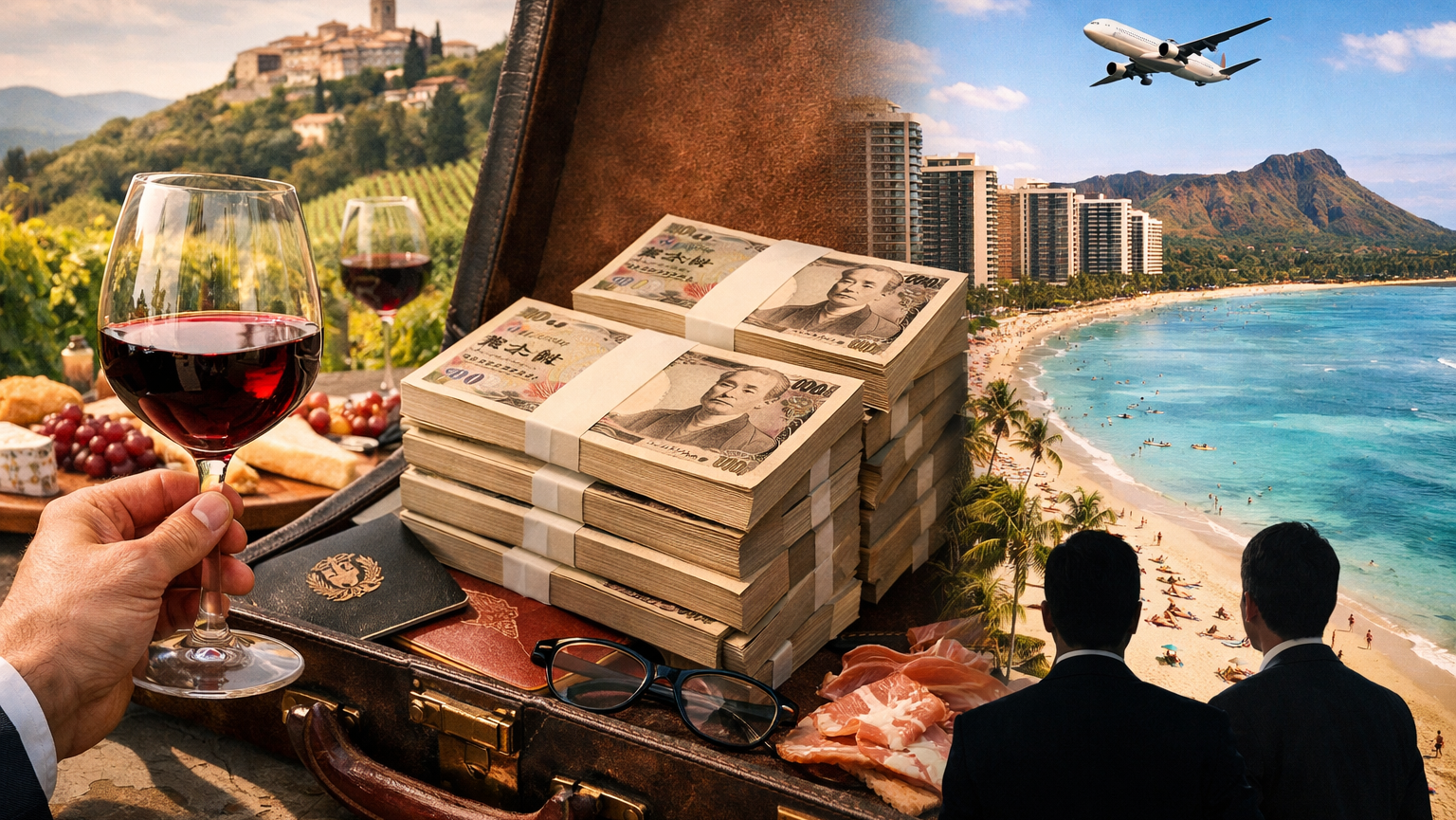 税金でワイン巡り・ハワイ三昧——福岡県議会「1億5000万円海外視察」の闇と、日本全国に広がる利権構造の正体 税金でワイン巡り・ハワイ三昧——福岡県議会「1億5000万円海外視察」の闇と、日本全国に広がる利権構造の正体