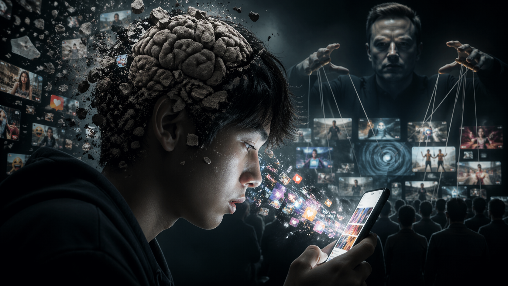 「脳が腐る」——イーロン・マスクが警告する"短い動画"の罠と、その裏に隠された巨大な陰謀