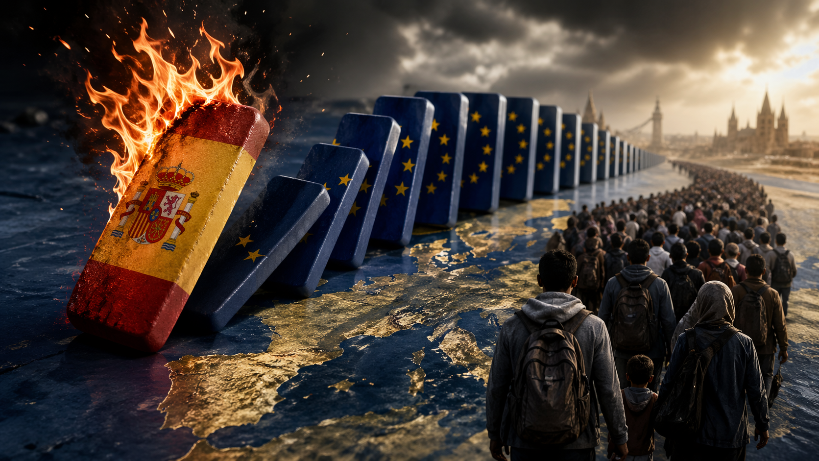 スペインが火をつけた「移民ドミノ」——EU自由移動という名の時限爆弾は、すでに動き始めています