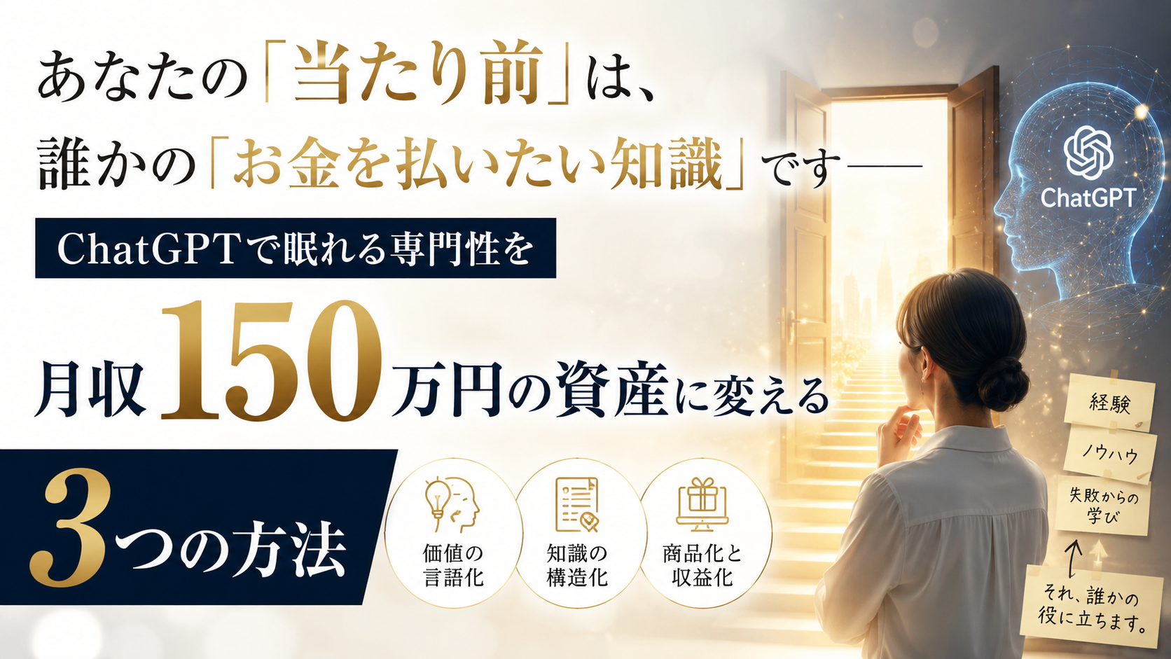 あなたが今日タダで渡したアドバイス、本当はいくらの価値がありましたか？