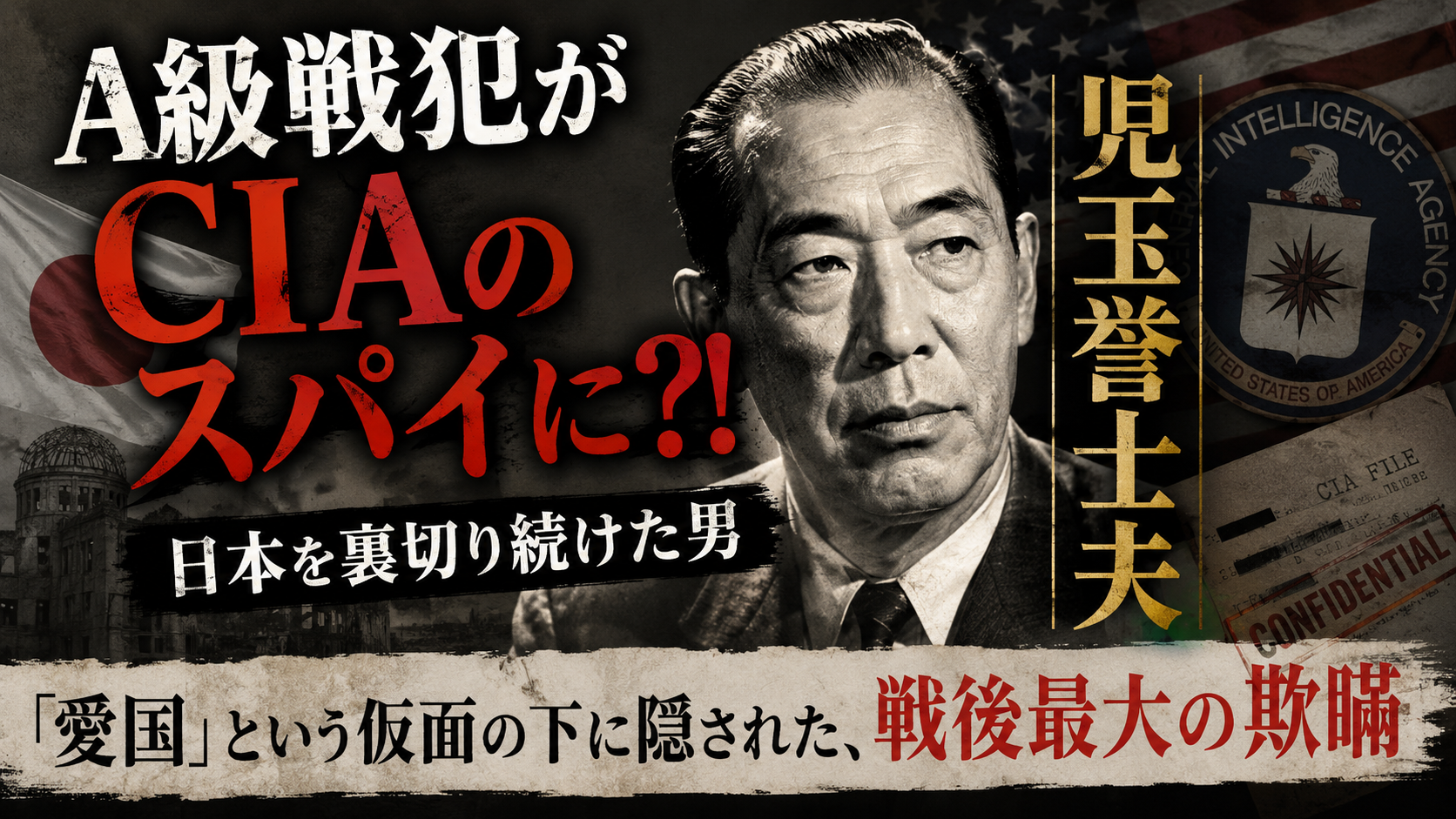 「愛国者」の仮面を被た売国奴――戦後日本を操り続けた男の、あまりに歪んだ真実 「愛国者」の仮面を被た売国奴――戦後日本を操り続けた男の、あまりに歪んだ真実