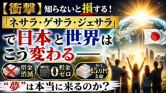 借金が消えて毎月15万円もらえる世界が来る？「ネサラ・ゲサラ・ジェサラ」を知らずに風の時代を語るなかれ。