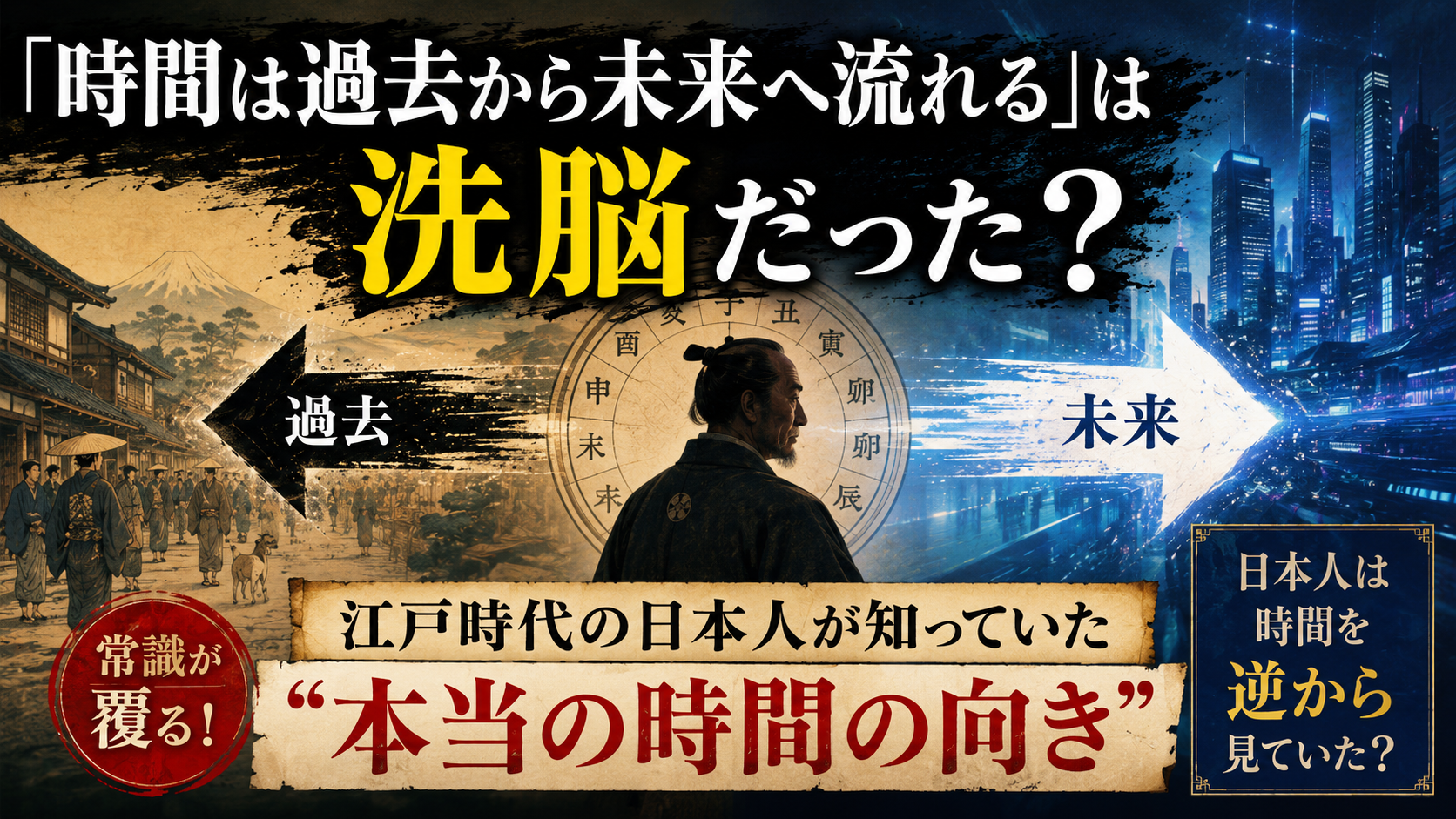 江戸時代の日本人は知っていた。「時間の流れ」の常識、実は逆だった？