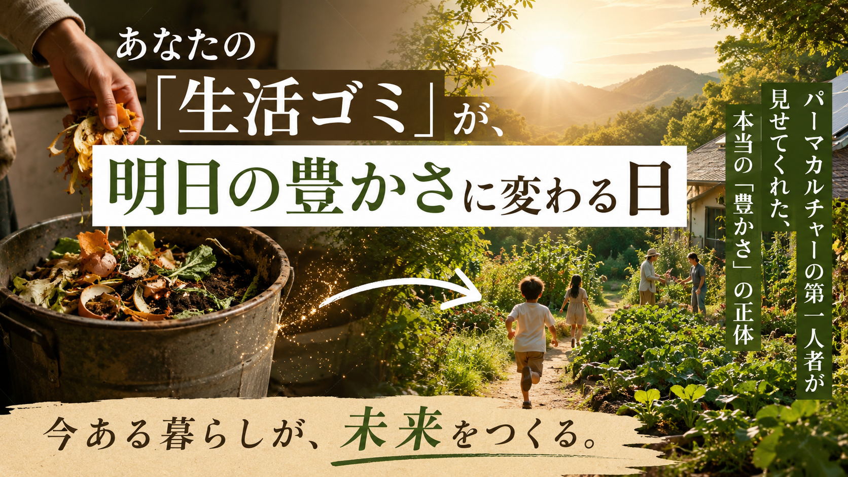 「ゴミを捨てるたびに、あなたは豊かさも捨てている」——知らないと損する、循環する暮らしの正体