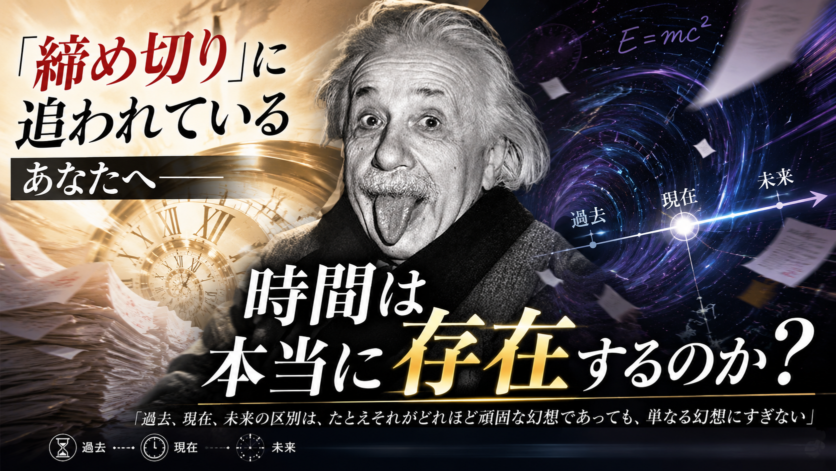 時間に追われているあなたへ——物理学者が証明した「焦り」の正体