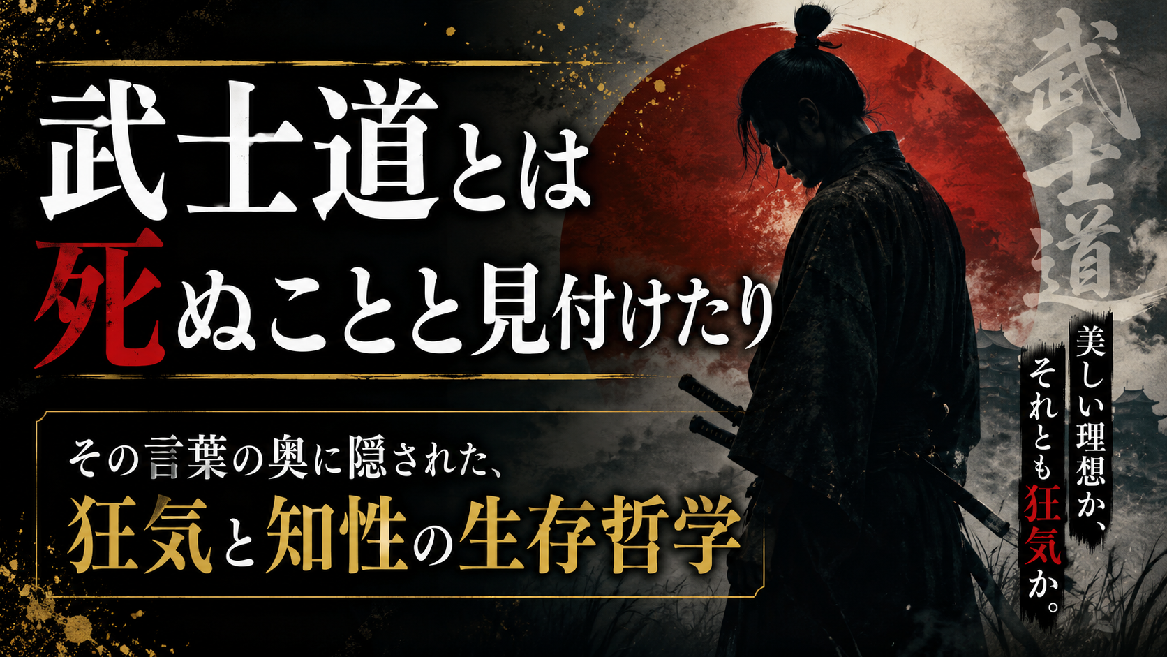 「死ぬことと見付けたり」は、死の賛美じゃなかった。──禁書『葉隠』300年目の真実