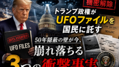 【衝撃】トランプ政権がUFOファイルを国民に託した——50年隠蔽の壁が今、音を立てて崩れ始めた