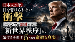 【必読】トランプが静かに進める「新世界秩序」の深層——日本人が今、気づくべき5つの冷徹な真実