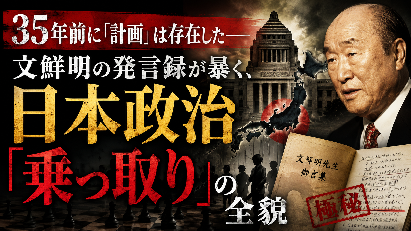 35年前に「計画」は存在した——文鮮明の発言録が暴く、日本政治「乗っ取り」の全貌 35年前に「計画」は存在した——文鮮明の発言録が暴く、日本政治「乗っ取り」の全貌