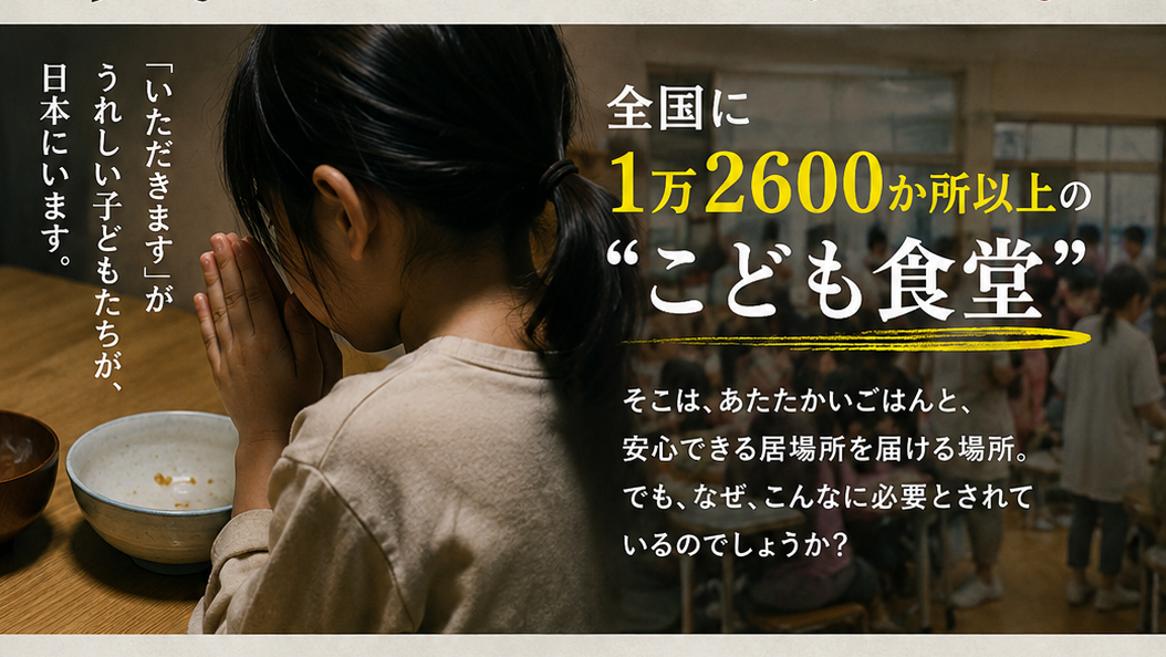 「こども食堂1万か所」を素直に喜べない理由——豊かな国で、子どもが飢えている現実 「こども食堂1万か所」を素直に喜べない理由——豊かな国で、子どもが飢えている現実