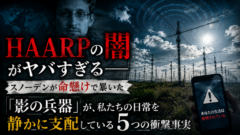HAARPの闇――スノーデンが命がけで暴いた「静かな兵器」が、今も私たちを狙っている