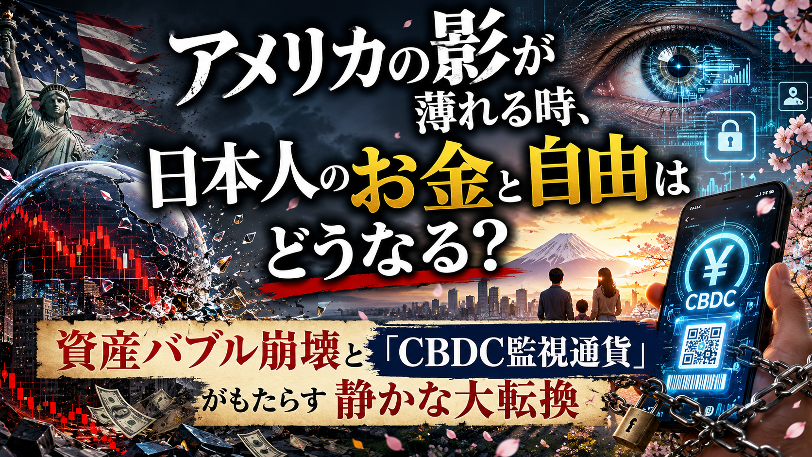 米国バブル崩壊の予感——日本人のお金と自由が静かに奪われる日が来る? 米国バブル崩壊の予感——日本人のお金と自由が静かに奪われる日が来る?