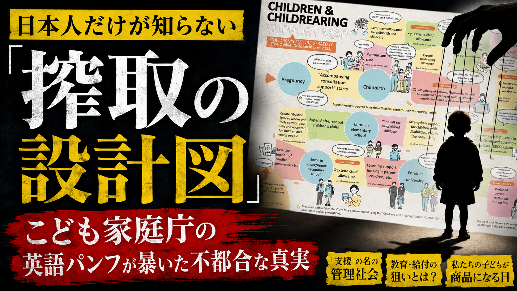 日本人だけが知らない「搾取の設計図」――こども家庭庁の英語パンフが暴いた不都合な真実