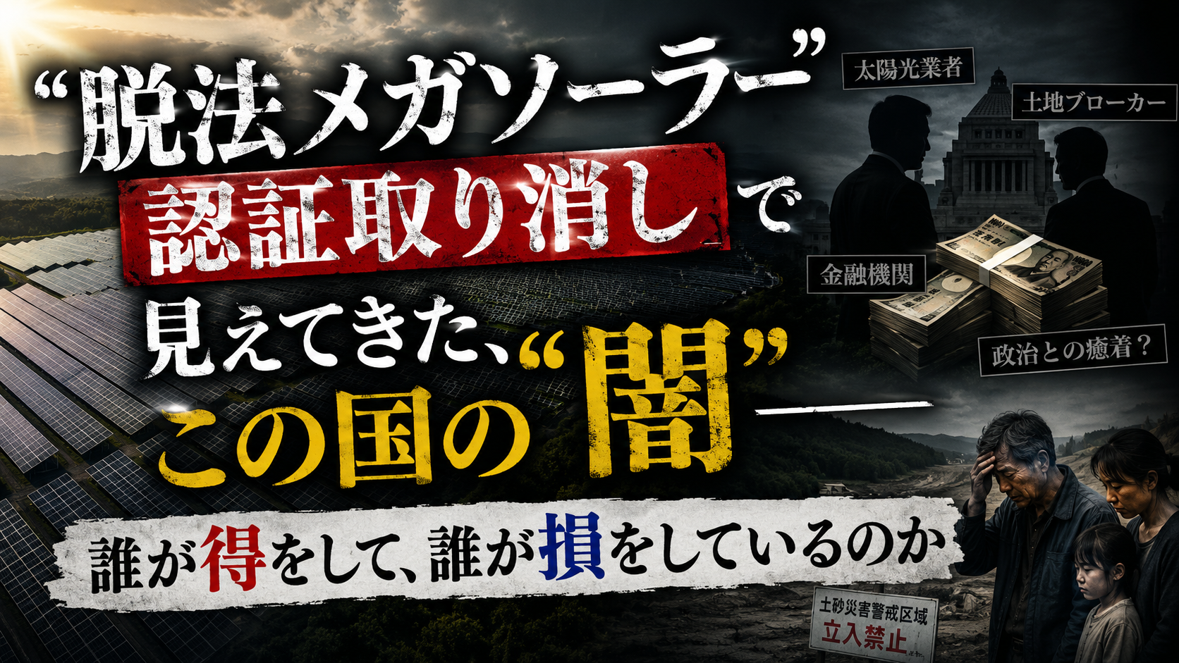「脱法メガソーラー」認証取り消しで見えてきた、この国の”闇”——誰が得をして、誰が損をしているのか