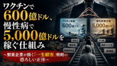 ワクチンで600億ドル、慢性疾患で5,000億ドル？ 製薬企業が描く「一生顧客」戦略とは