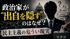 国会議員の「隠されたルーツ」を、なぜ私たちは知らないのか？　タブーが暴く民主主義の危うい現実