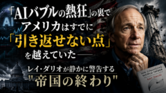 「AIバブルの熱狂」の裏で、アメリカはもう引き返せない場所にいる