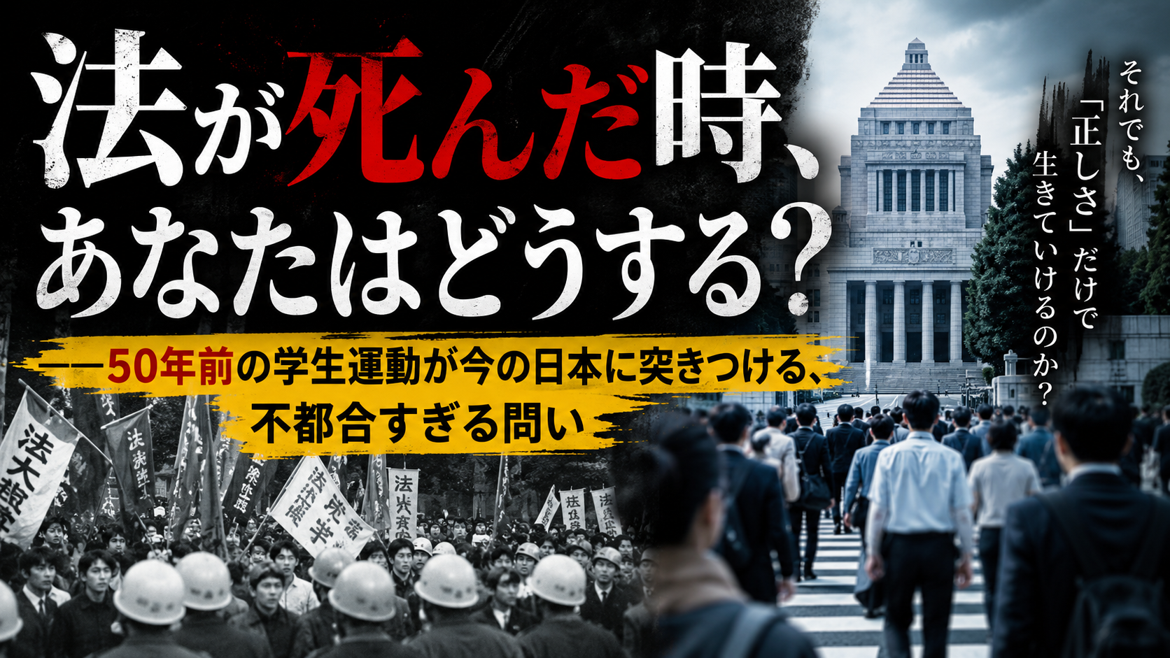 「あなたは今、自分の言葉で何かを語れますか?」——沈黙する日本人へ、50年前からの伝言 「あなたは今、自分の言葉で何かを語れますか?」——沈黙する日本人へ、50年前からの伝言