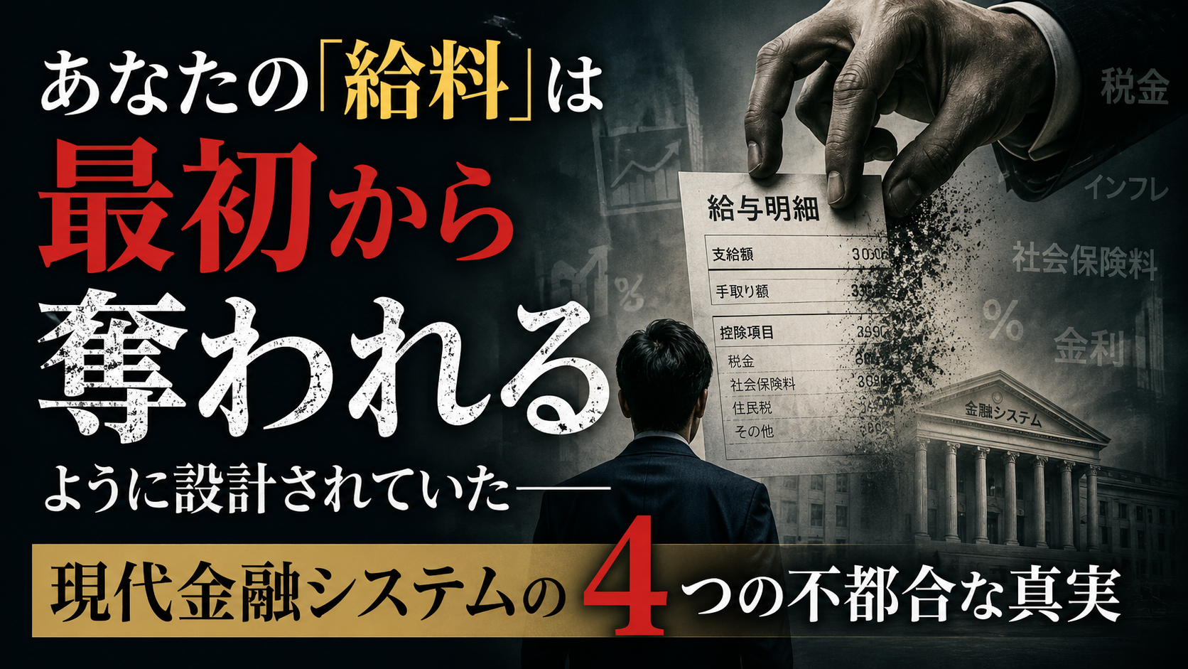 あなたの「給料」は最初から奪われるように設計されていた