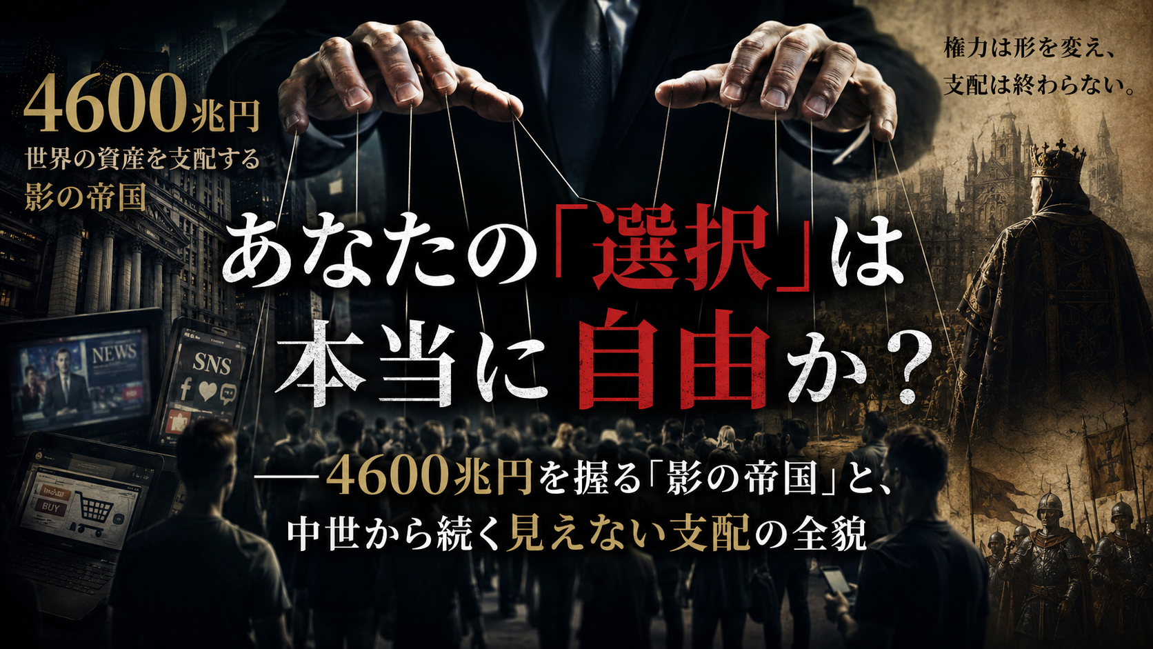 あなたの「選択」は本当に自由か？——4600兆円を握る「影の帝国」の正体