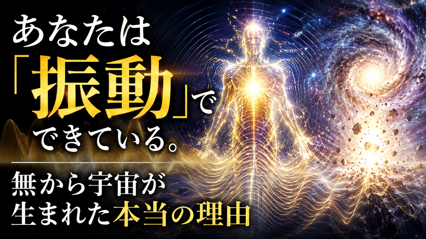 あなたは「振動」でできている。無から宇宙が生まれた本当の理由 あなたは「振動」でできている。無から宇宙が生まれた本当の理由