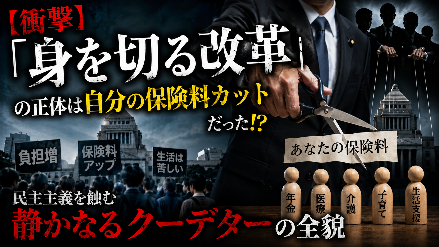 【衝撃】「身を切る改革」の裏側、あなたは知っていますか？