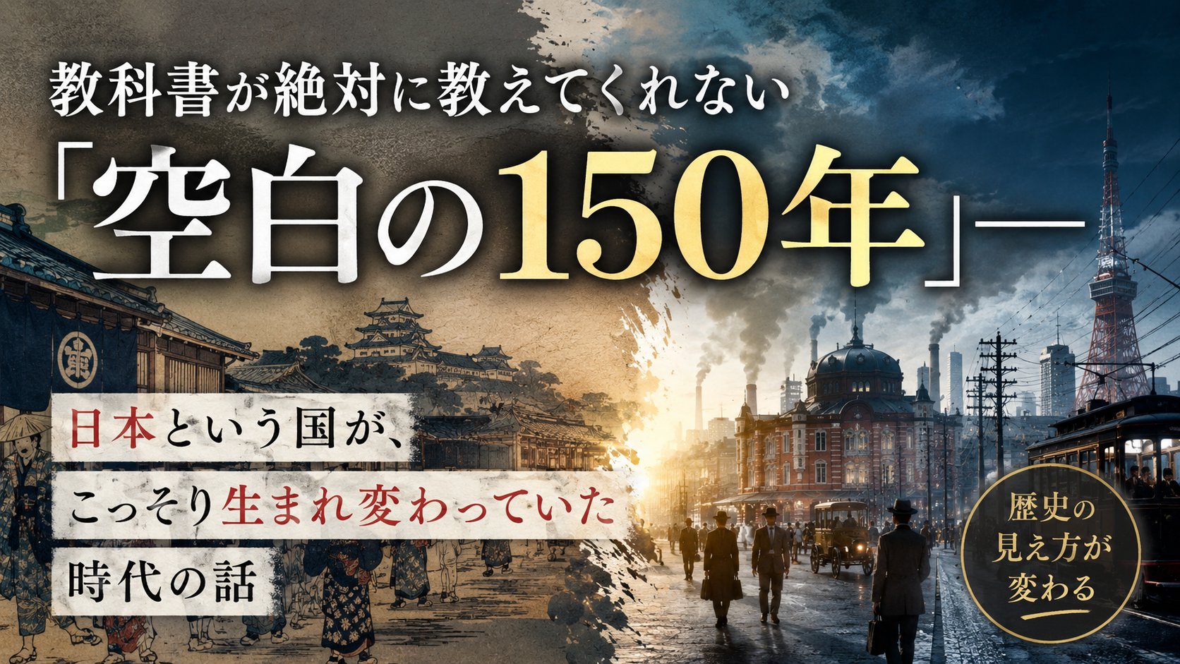 【教科書が絶対に触れない、日本史最大のミステリー】『空白の150年』に何があったのか?