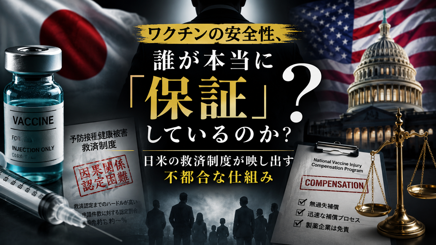 ワクチンの安全性、誰が本当に「保証」しているのか?——日米の救済制度が映し出す不都合な仕組み
