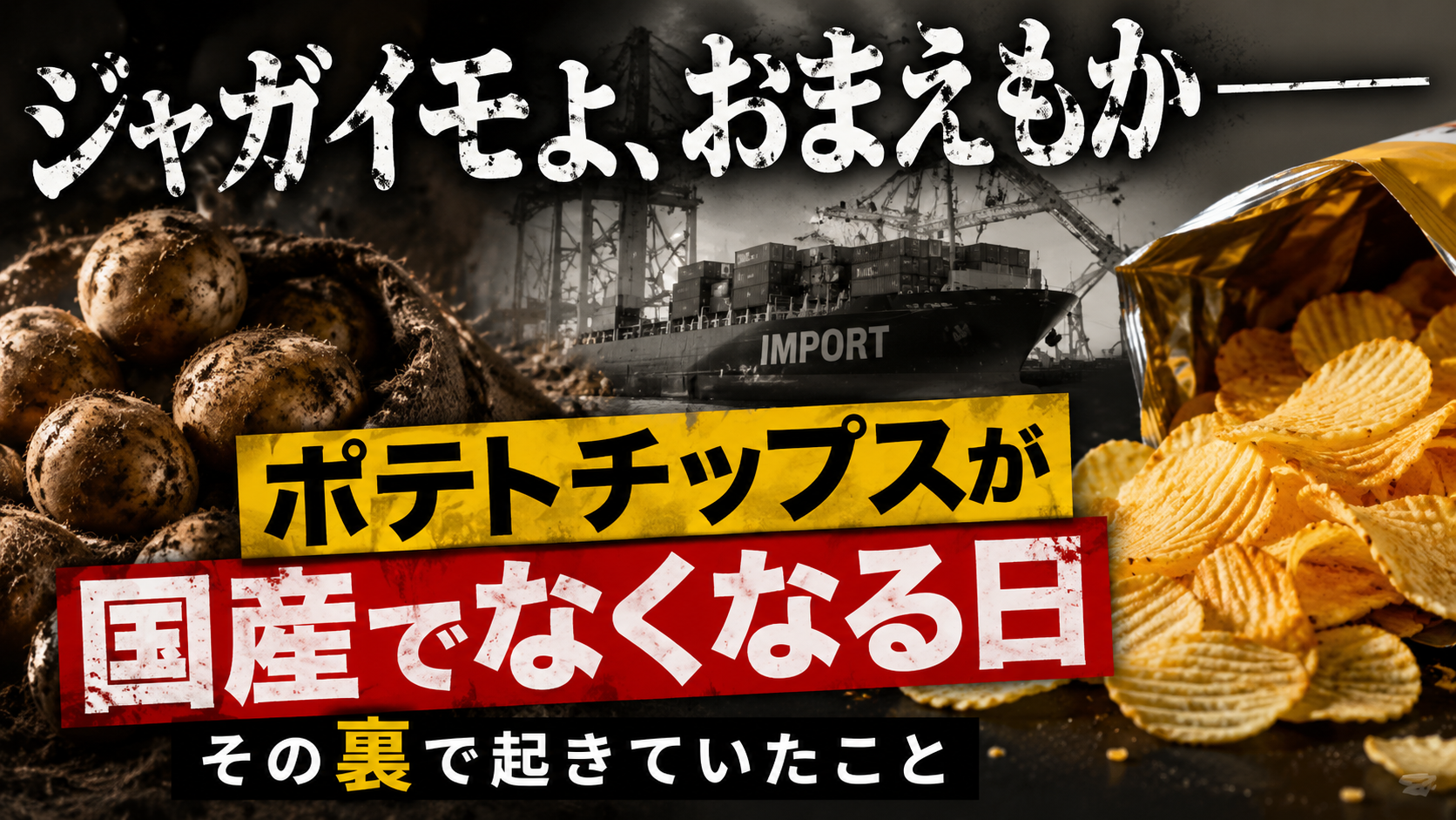 「ジャガイモよ、おまえもか」――あなたが食べているポテトチップス、実は”綱渡り”で出来ています