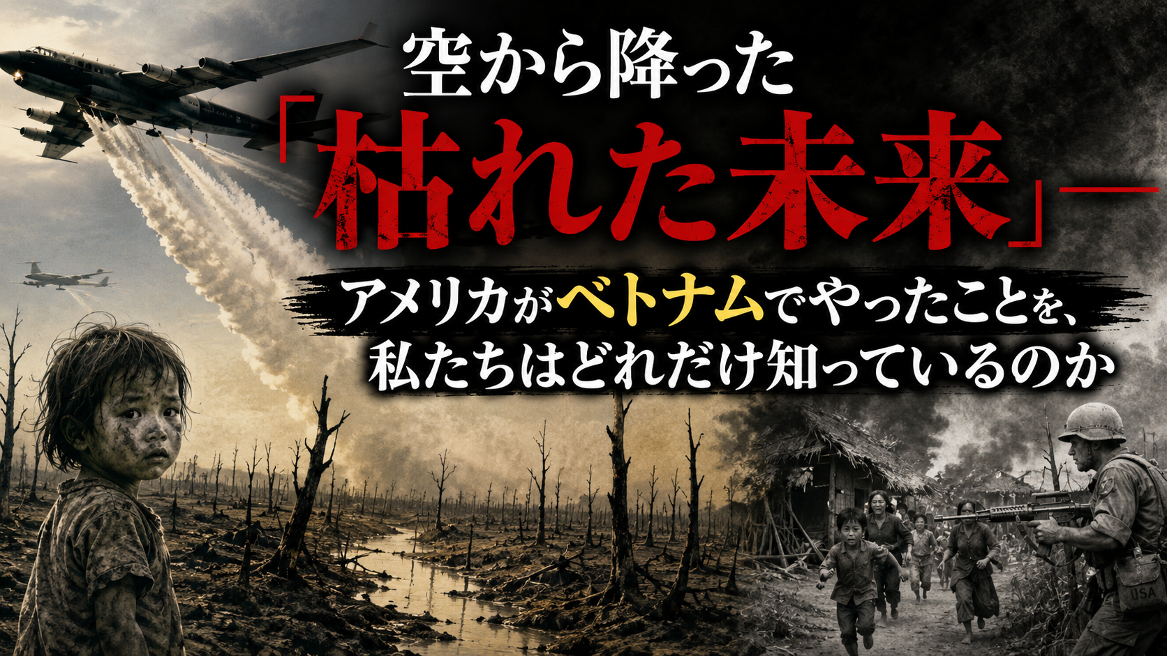 空から降った「枯れた未来」――アメリカがベトナムでやったことを、私たちはどれだけ知っているのか 空から降った「枯れた未来」――アメリカがベトナムでやったことを、私たちはどれだけ知っているのか