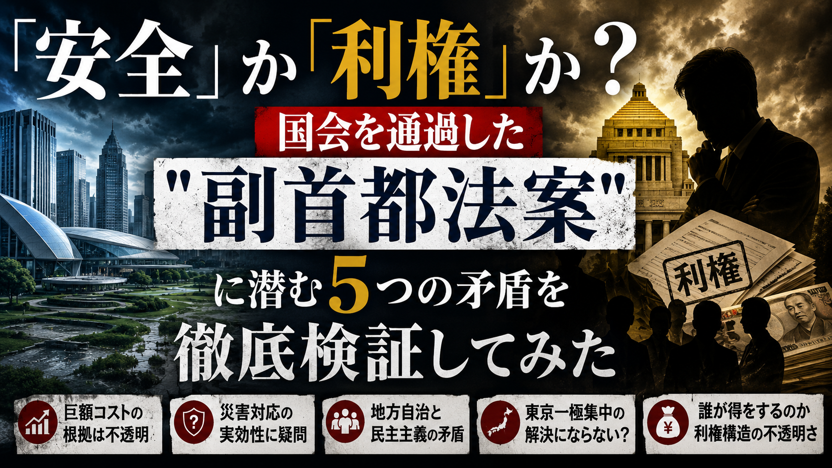 「防災」の顔をした利権の構図——あなたはまだ気づいていない