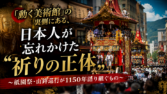 「動く美術館」の裏側にある、日本人が忘れかけた"祈りの正体"〜祇園祭・山鉾巡行が1150年語り継ぐもの〜