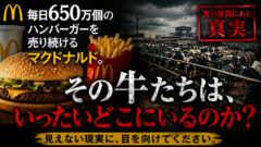 毎日650万個のハンバーガー。牛は一体どこに消えたのか？